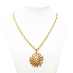 Chanel CC Logo Lion Motif Long Necklace Gold Plated — view 7