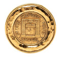 Chanel CC Logo 31 Rue Cambon Paris Brooch Gold Plated