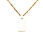 Dior CD Logo Necklace Gold Black Plated — view 2