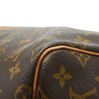 Louis Vuitton Monogram Keepall Bandouliere 55 Boston Bag 2-Way Brown Leather — view 7