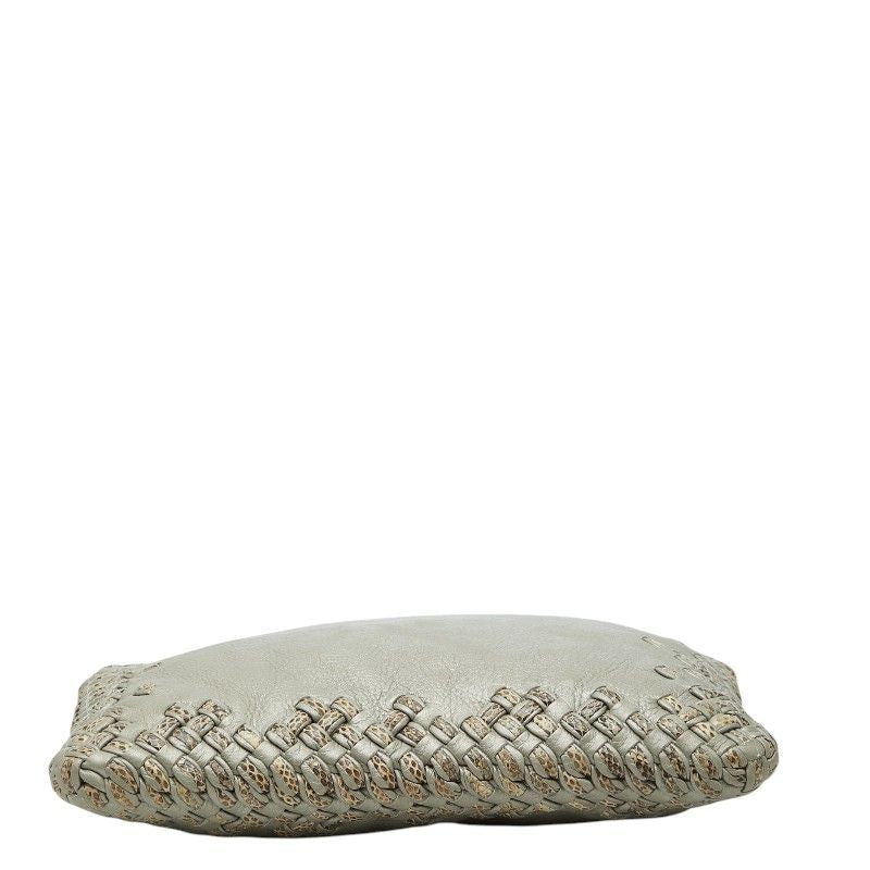 Bottega Veneta Clutch Gray Leather Eyewear — view 3