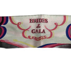 Hermes Brides de Gala Rose Vif Brown Jaune Twilly Scarf Pink — view 4