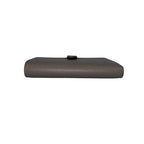 Celine Bifold Wallet Medium Strap Gray Ju Leather Gold — view 4