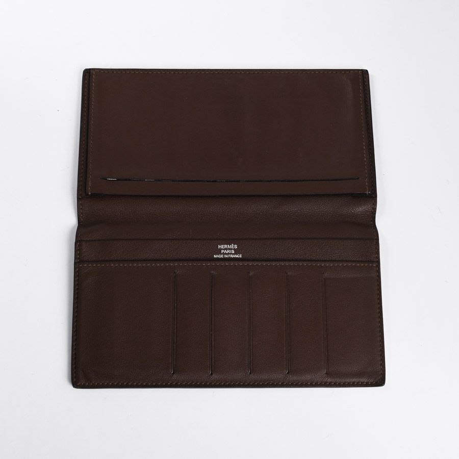 Hermes Billfold Citizen Twill Long Wallet — view 4