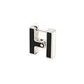 Hermes Earrings Single Silver