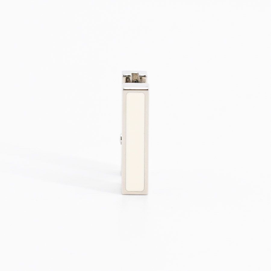 Hermes Earrings Single Silver — view 2