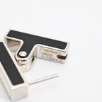 Hermes Earrings Single Silver — view 4