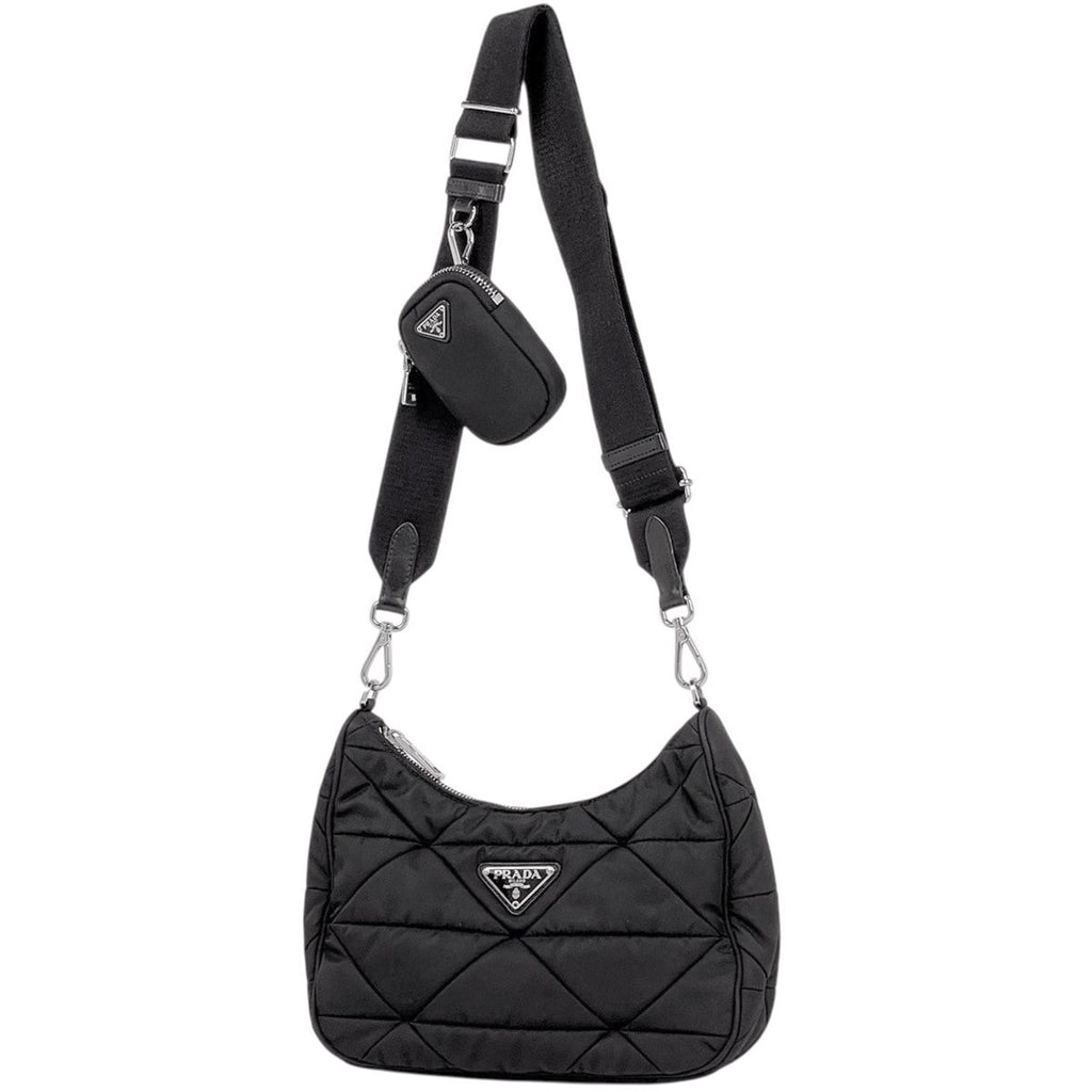 Prada Padette Re-Nylon Shoulder Bag Nero
