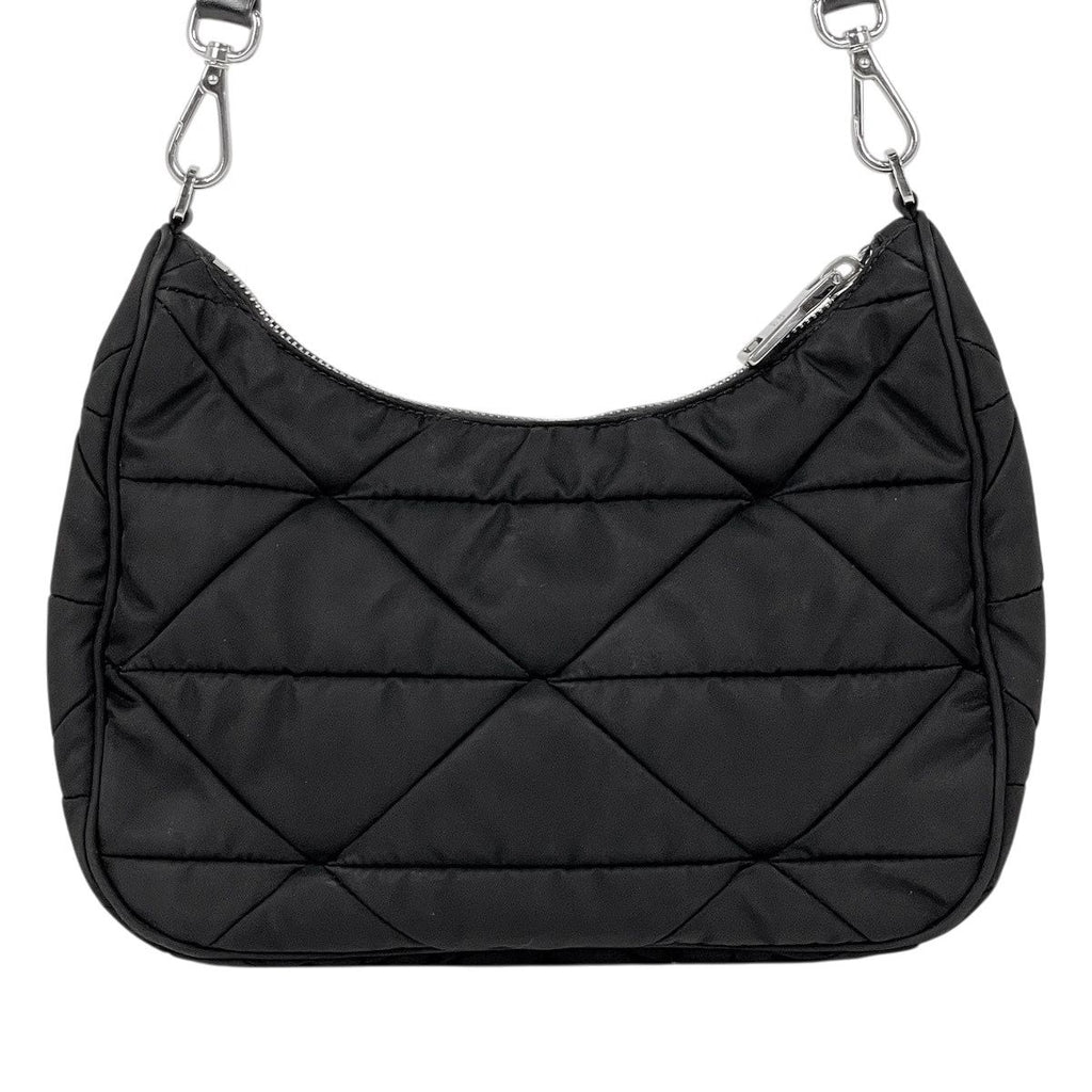 Prada Padette Re-Nylon Shoulder Bag Nero — view 3