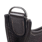 Hermes Evelyne 2 PM Perforated Logo Shoulder Bag Taurillon Clemence Ebene — view 9