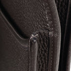 Hermes Evelyne 2 PM Perforated Logo Shoulder Bag Taurillon Clemence Ebene — view 7