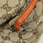 Gucci GG Pattern Shoulder Bag Canvas Beige Orange — view 4