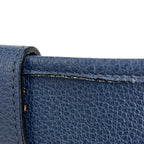 Hermes Evelyne 1 GM Perforated Logo Gray Shoulder Bag Leather Blue — view 7