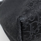 Dior Street Chic Handbag Logo Trotter Pattern Canvas Black — view 3