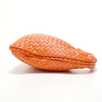 Bottega Veneta Intrecciato Shoulder Bag Leather Orange — view 4