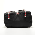 Prada Backpack Nylon Studs Leather — view 7