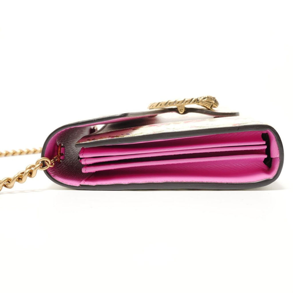 Gucci Shoulder Bag Dionysus Chain Flower Leather — view 3