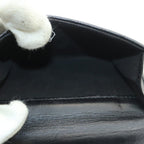 Chanel Quilted Small Flap Wallet Trifold Compact CC Logo One Point Lambskin — view 7