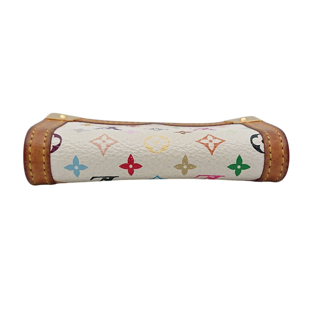 Louis Vuitton Coin Case Porte-Monnaie Pla Monogram Multicolor Blanc — view 4