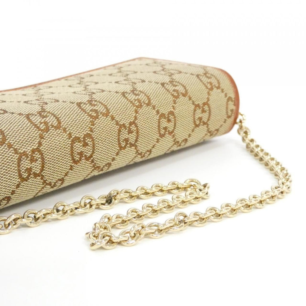 Gucci Chain Shoulder Bag Beige — view 7