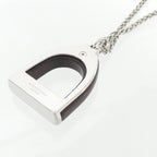 Hermes Etrier Vulcanium Necklace — view 3