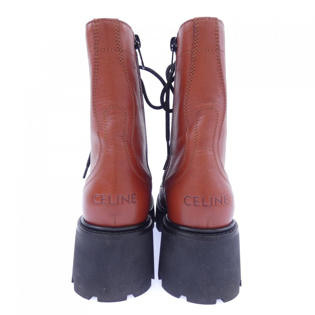 Celine Triomphe Ranger Mid Lace Up Boots — view 5
