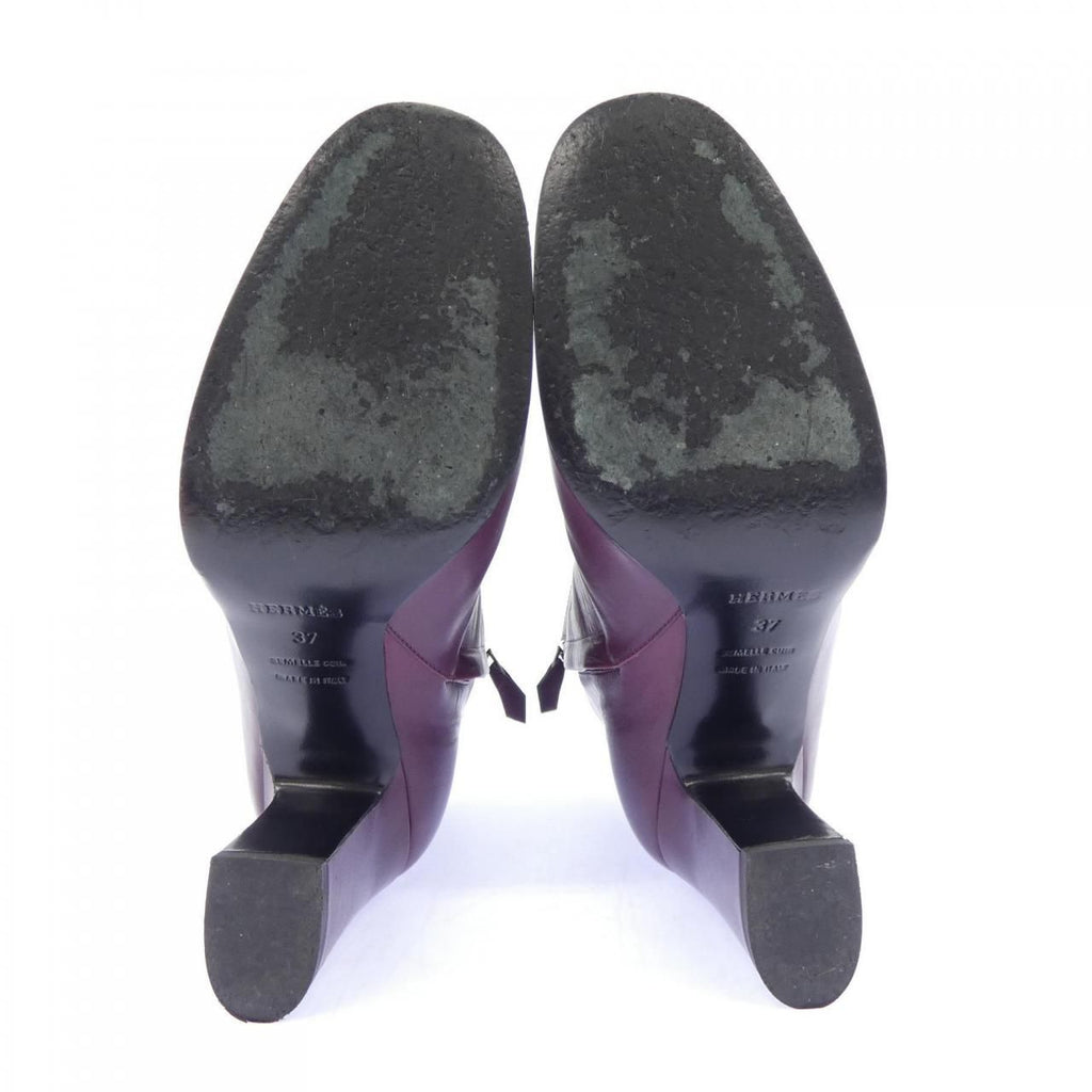 Hermes Boots Purple — view 4