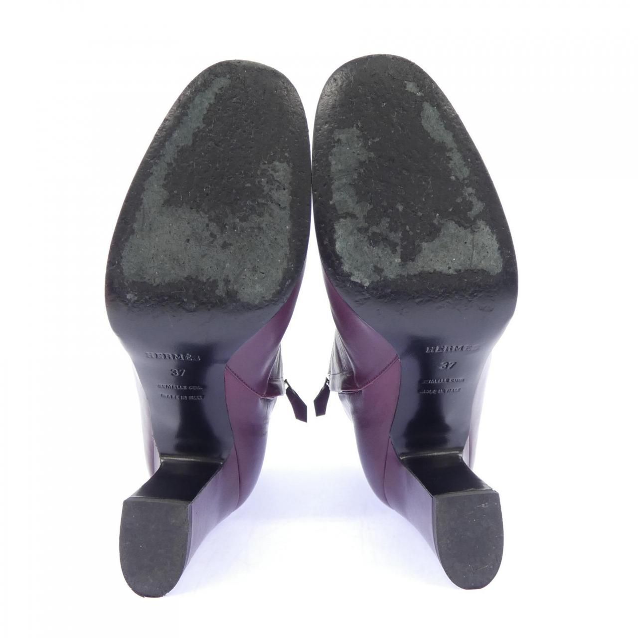 Hermes Boots Purple — view 4