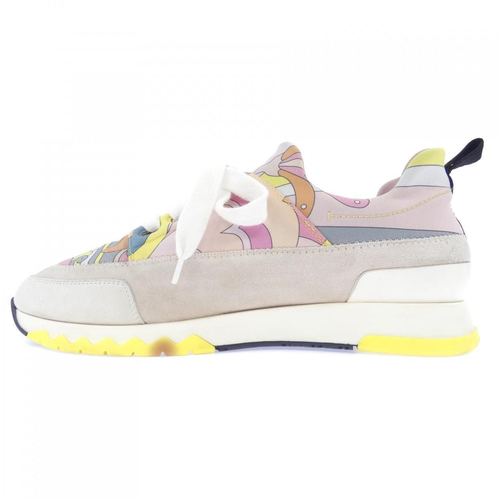 Hermes Stadium Sneakers Gray — view 2