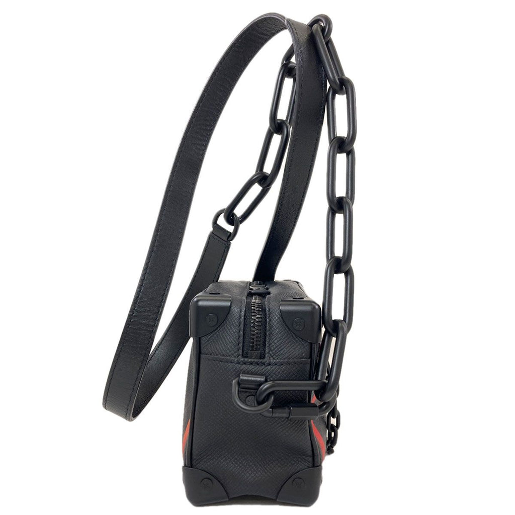 Louis Vuitton Mini Soft Trunk Shoulder Bag Taiga Leather — view 3