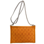 Louis Vuitton Monogram Flat Messenger Shoulder Bag Canvas Denim — view 2