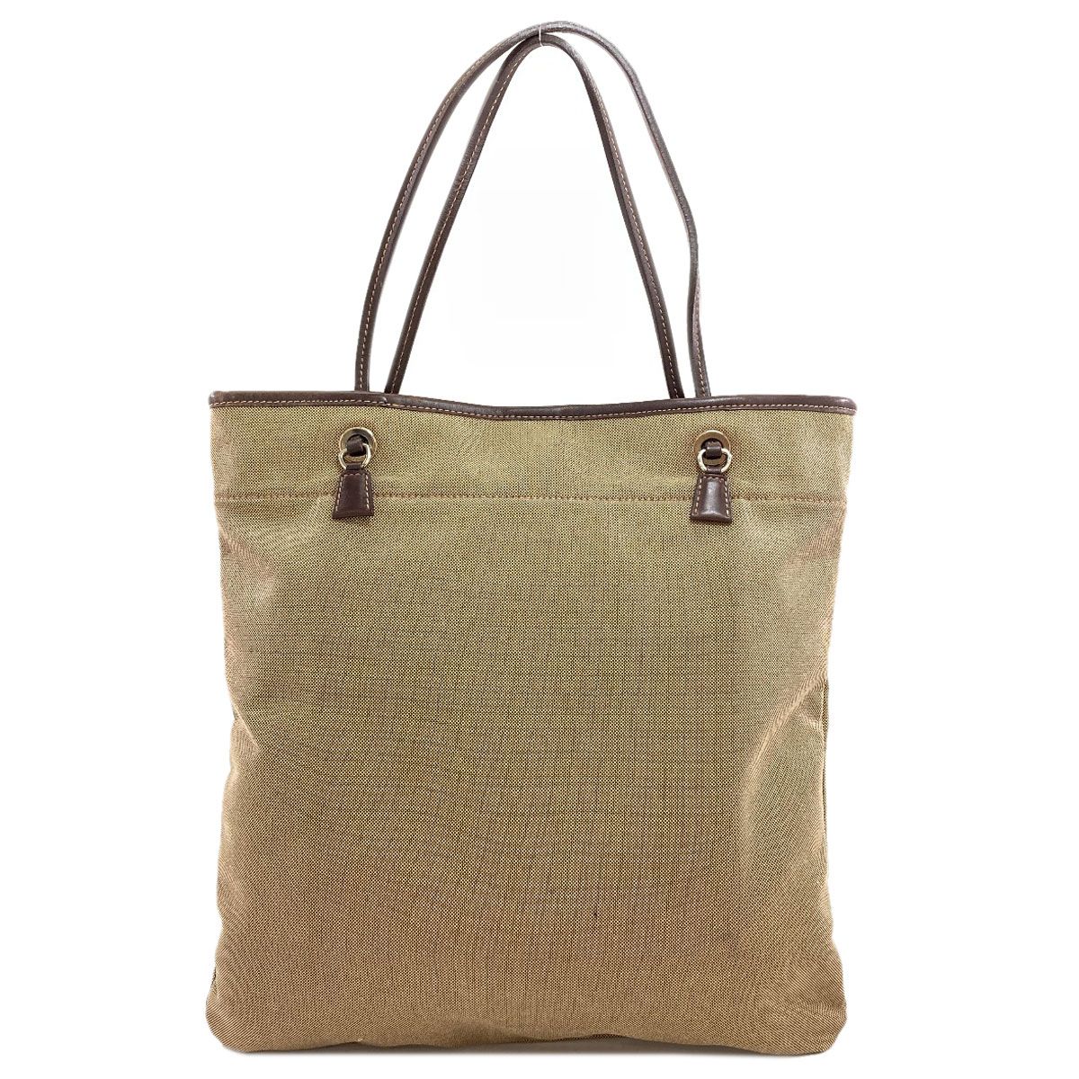 Prada Logo Jacquard Tote Canvas — view 2