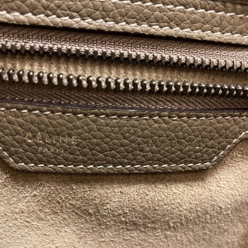 Celine Luggage Micro Handbag Calf — view 6