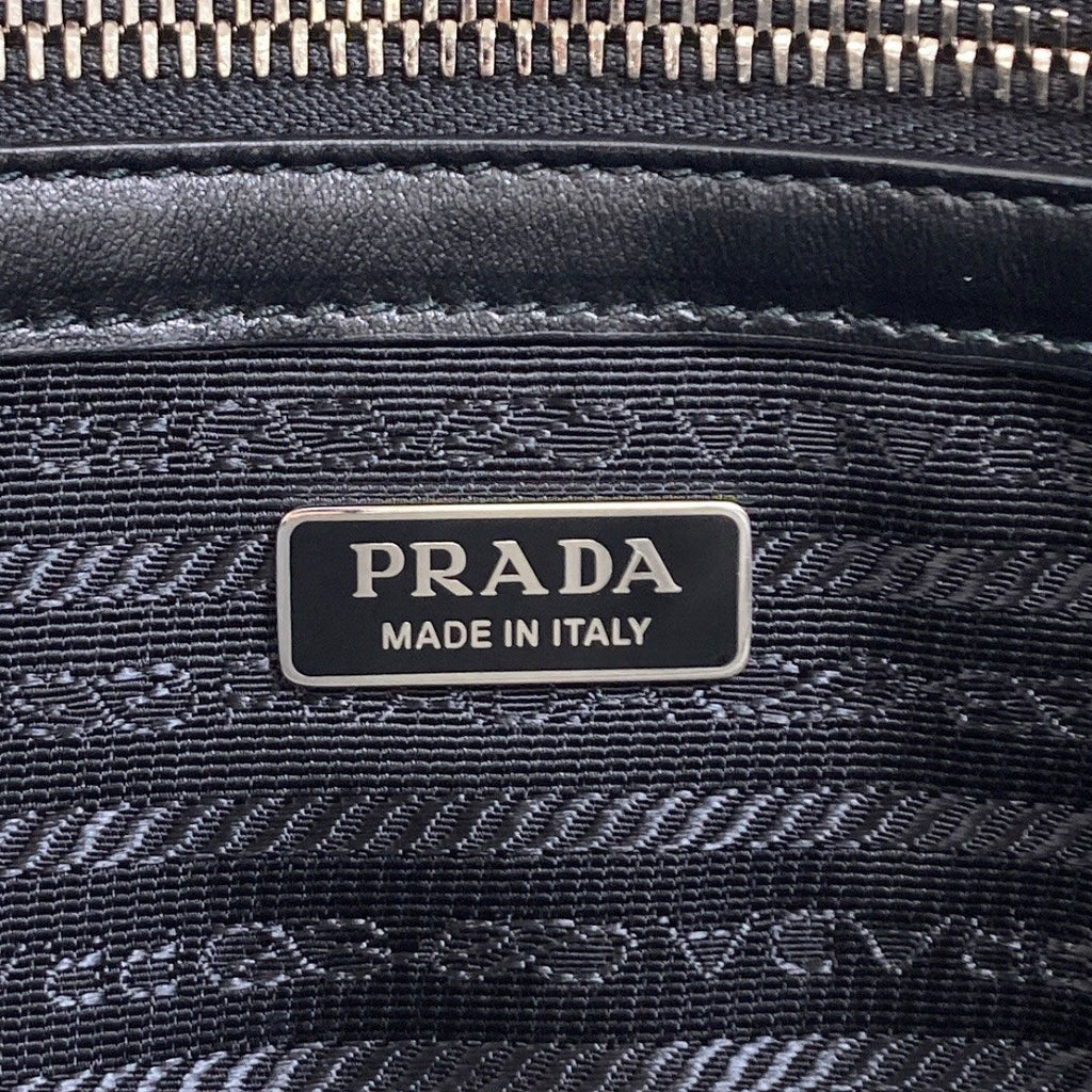 Prada Logo Handbag Calf — view 6