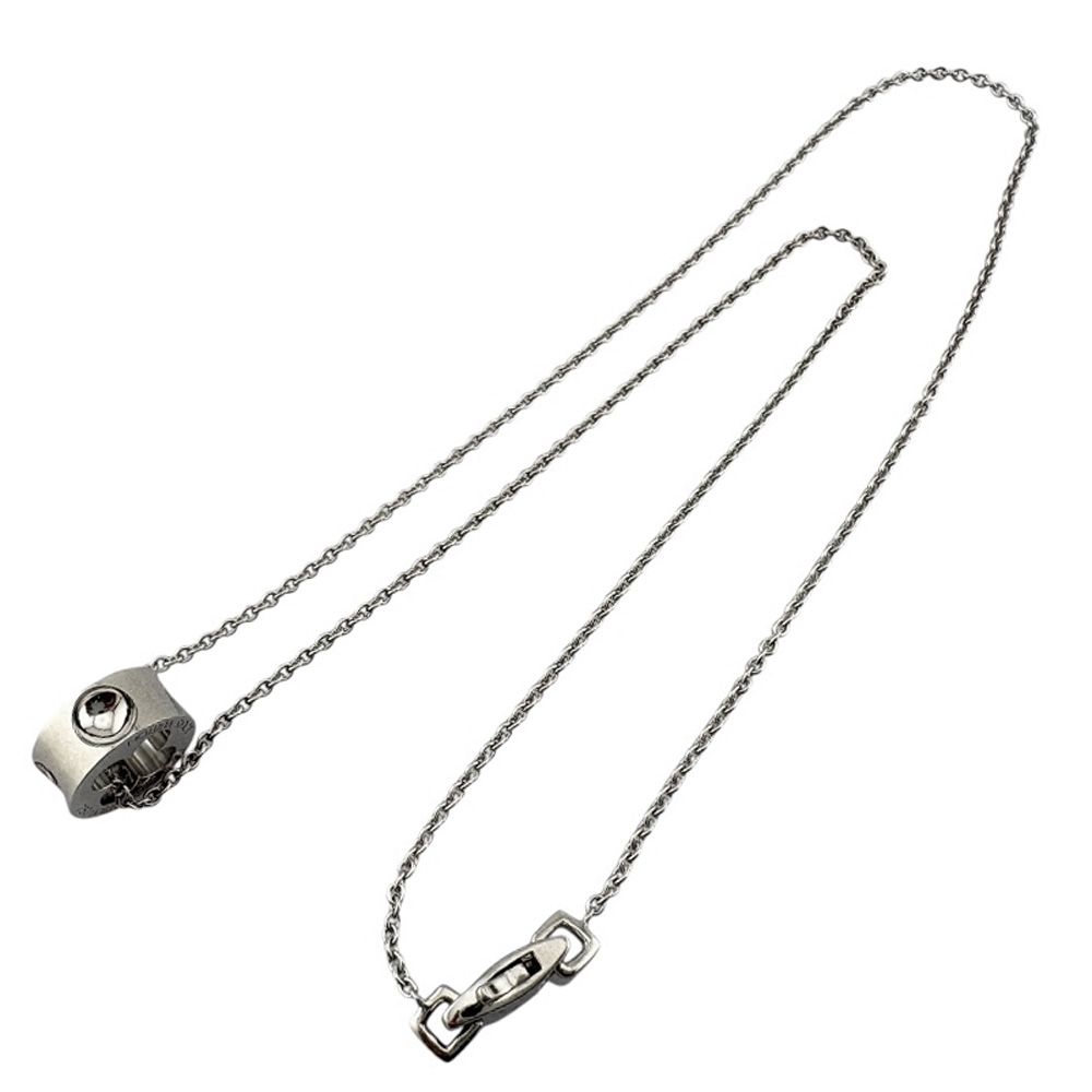 Louis Vuitton Pendentif Empreinte Necklace 18k White Gold — view 8