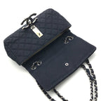 Chanel CC Logo Cruise Line Canvas Chain Shoulder Bag Navy Purse — view 8
