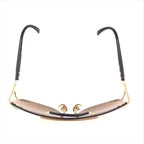 Dior Sunglasses Vintage One Shield Brown Glass Sun Eyewear — view 5