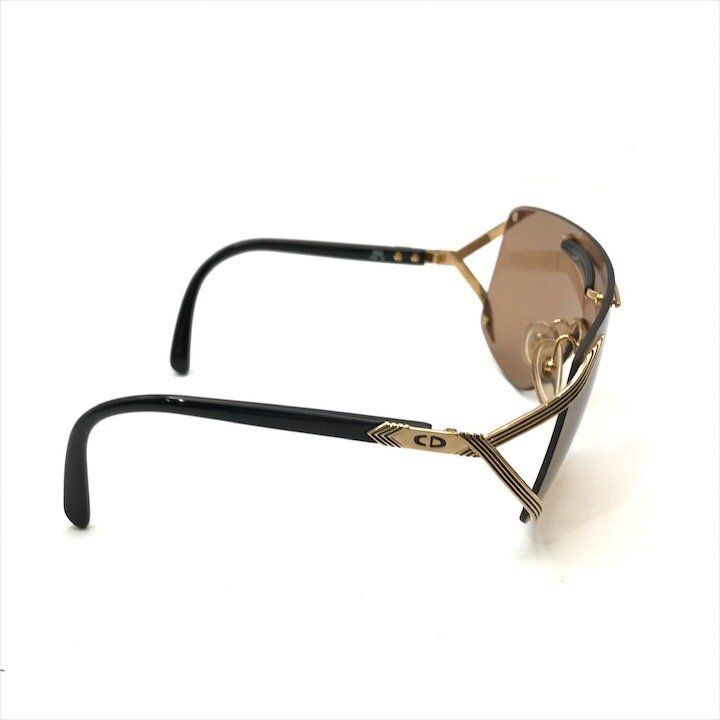 Dior Sunglasses Vintage One Shield Brown Glass Sun Eyewear — view 7