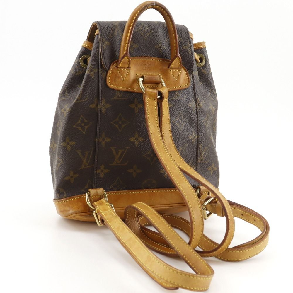 Louis Vuitton Mini Montsouris Canvas Brown Backpack — view 3