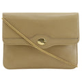 Dior Chain Shoulder Vintage Leather Beige Bag