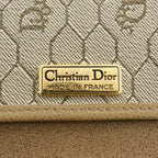 Dior Chain Shoulder Vintage Leather Beige Bag — view 9