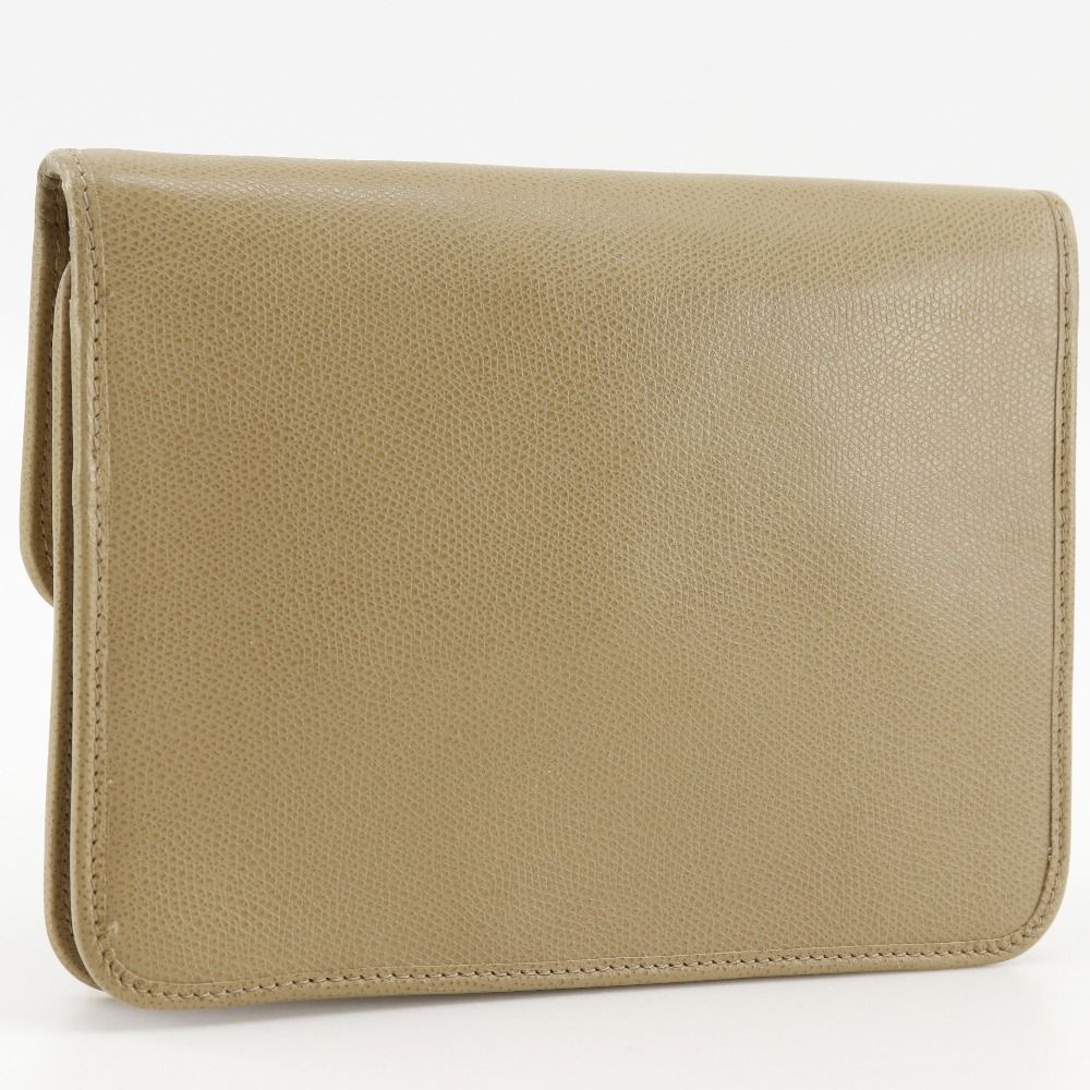 Dior Chain Shoulder Vintage Leather Beige Bag — view 3
