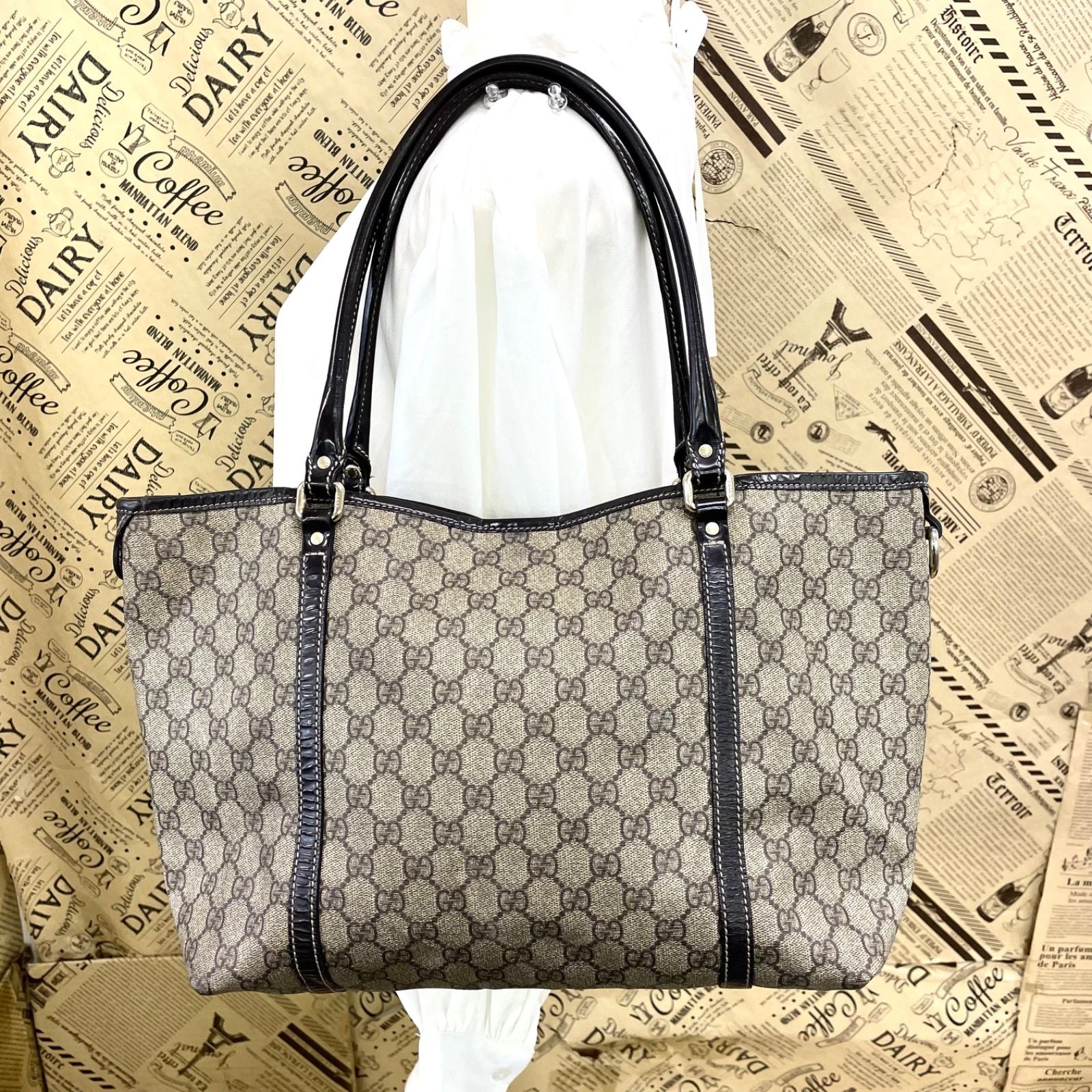 Gucci Tote GG Canvas Business Travel Mothers — view 2