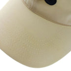 Celine Triomphe Patch Logo Cotton 6 Panel Baseball Cap Hat White — view 5