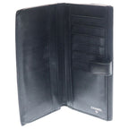 Chanel Camellia CC Logo Leather Wallet Black — view 4