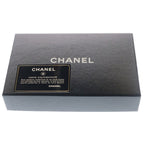 Chanel Camellia CC Logo Leather Wallet Black — view 6