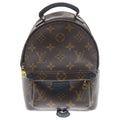 Louis Vuitton Palm Springs Mini Leather Backpack Gold Brown