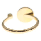 Louis Vuitton Monogram Sunblossom Mini Ring Diamond Shell Pink Gold — view 2