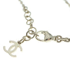 Chanel CC Logo Ribbon Rhinestone Bracelet Gold — view 6
