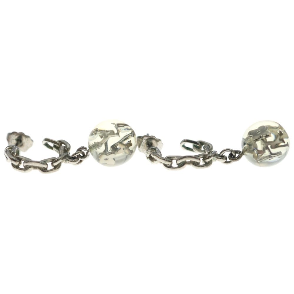 Louis Vuitton Boucle Doreille Jonc Earrings Clear Silver — view 4